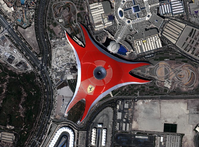 페라리월드, UAE (2015년10월26일 촬영) - 한국항공우주연구원 제공